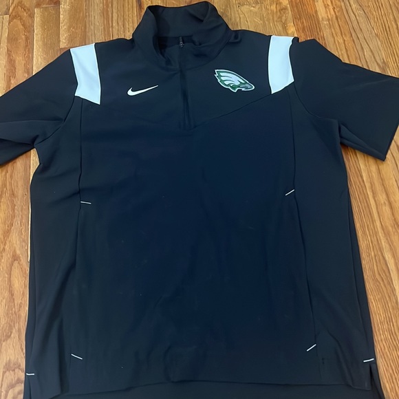 NIKE EAGLES GOLF 2 Mens Nike Golf Dri Fit like new EUC Sz L Eagles - Picture 5 of 6